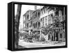 Street of Balconies in the Vieux Carre, New Orleans, 1925 (B/W Photo)-American Photographer-Framed Stretched Canvas