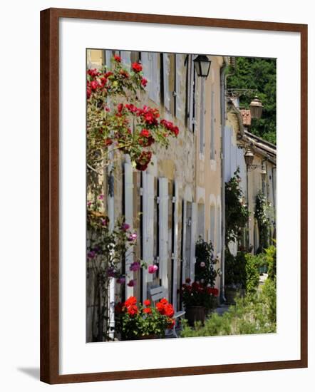 Street of Houses, St. Jean De Cole, Dordogne, France, Europe-Peter Richardson-Framed Photographic Print