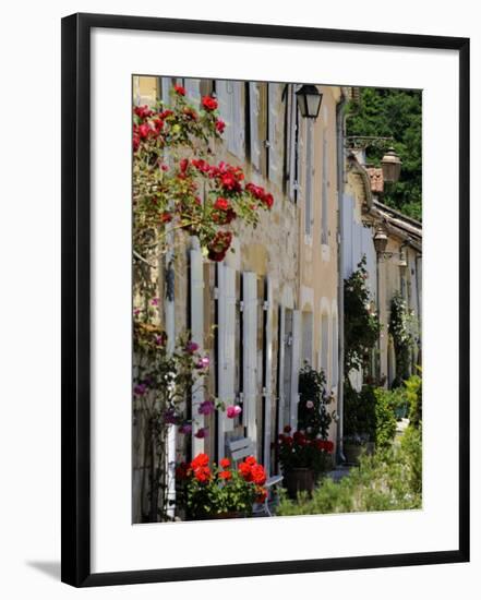 Street of Houses, St. Jean De Cole, Dordogne, France, Europe-Peter Richardson-Framed Photographic Print