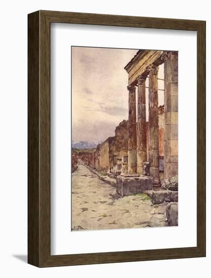 Street of Isis, Pompeii-Alberto Pisa-Framed Photographic Print