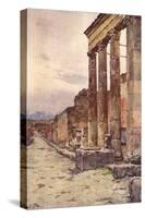 Street of Isis, Pompeii-Alberto Pisa-Stretched Canvas