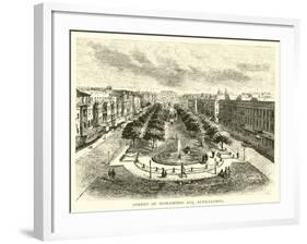 Street of Mohammed Ali, Alexandria-null-Framed Giclee Print