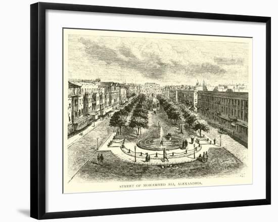 Street of Mohammed Ali, Alexandria-null-Framed Giclee Print