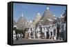 Street of Of Traditional Trullos (Trulli) in Alberobello-Martin-Framed Stretched Canvas