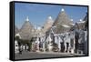 Street of Of Traditional Trullos (Trulli) in Alberobello-Martin-Framed Stretched Canvas