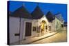 Street of Of Traditional Trullos (Trulli) in Alberobello-Martin-Stretched Canvas