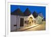 Street of Of Traditional Trullos (Trulli) in Alberobello-Martin-Framed Photographic Print