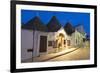 Street of Of Traditional Trullos (Trulli) in Alberobello-Martin-Framed Photographic Print