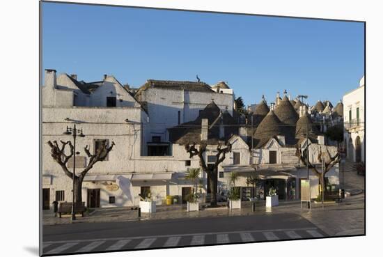 Street of Of Traditional Trullos (Trulli) in Alberobello-Martin-Mounted Photographic Print