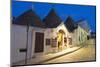 Street of Of Traditional Trullos (Trulli) in Alberobello-Martin-Mounted Photographic Print