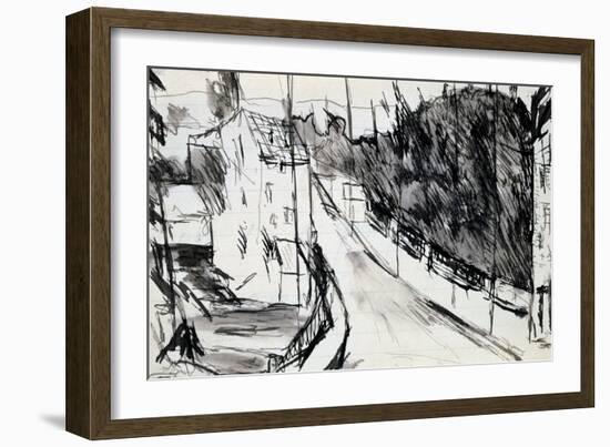 Street of Suburbs, C1900-1944-Max Jacob-Framed Giclee Print