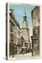 Street of the Clock Tower, Dinan, Brittany-null-Stretched Canvas