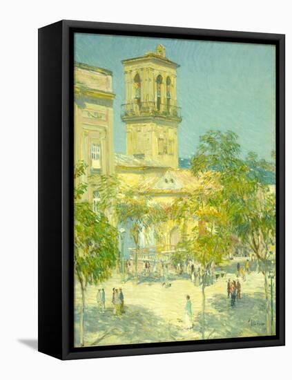 Street of the Great Captain, Cordoba, 1910-Childe Hassam-Framed Stretched Canvas