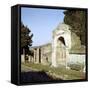 Street of the Tombs on the Edge of Pompeii, Italy-CM Dixon-Framed Stretched Canvas