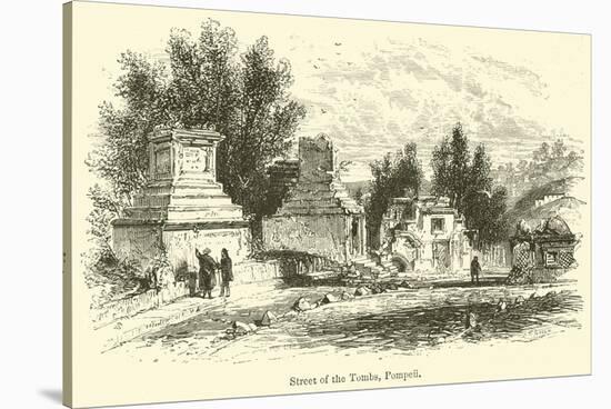 Street of the Tombs, Pompeii-null-Stretched Canvas