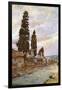 Street of Tombs -Pompeii-Alberto Pisa-Framed Art Print