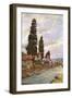 Street of Tombs -Pompeii-Alberto Pisa-Framed Art Print