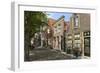 Street of Uniquely Individual Dutch Houses, Zuider Havendijk, Enkhuizen, North Holland, Netherlands-Peter Richardson-Framed Photographic Print