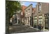 Street of Uniquely Individual Dutch Houses, Zuider Havendijk, Enkhuizen, North Holland, Netherlands-Peter Richardson-Mounted Photographic Print