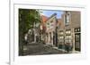 Street of Uniquely Individual Dutch Houses, Zuider Havendijk, Enkhuizen, North Holland, Netherlands-Peter Richardson-Framed Photographic Print