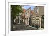 Street of Uniquely Individual Dutch Houses, Zuider Havendijk, Enkhuizen, North Holland, Netherlands-Peter Richardson-Framed Photographic Print