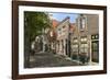 Street of Uniquely Individual Dutch Houses, Zuider Havendijk, Enkhuizen, North Holland, Netherlands-Peter Richardson-Framed Photographic Print