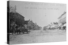 Street on Santa Fe Trail-null-Stretched Canvas