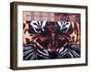 Street Painting on a Wall-Craig Roberts-Framed Photographic Print