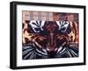 Street Painting on a Wall-Craig Roberts-Framed Photographic Print