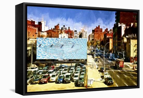 Street Park-Philippe Hugonnard-Framed Stretched Canvas