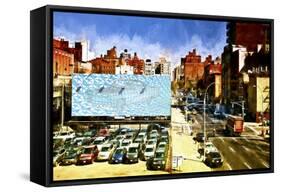 Street Park-Philippe Hugonnard-Framed Stretched Canvas