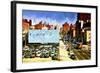 Street Park-Philippe Hugonnard-Framed Giclee Print