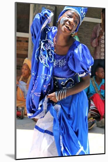 Street Performer, Havana, Cuba-null-Mounted Photographic Print