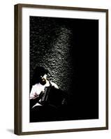 Street Performer-David Ridley-Framed Photographic Print