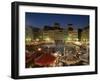 Street Performers, Cafes and Stalls at Dusk, Old Town Square (Rynek Stare Miasto), Warsaw, Poland-Gavin Hellier-Framed Photographic Print