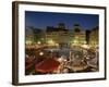 Street Performers, Cafes and Stalls at Dusk, Old Town Square (Rynek Stare Miasto), Warsaw, Poland-Gavin Hellier-Framed Photographic Print