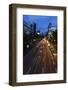 Street, Rush-Hour Traffic, Mobility, Dusk, Theodor-Heuss-Allee-Axel Schmies-Framed Photographic Print