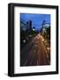 Street, Rush-Hour Traffic, Mobility, Dusk, Theodor-Heuss-Allee-Axel Schmies-Framed Photographic Print