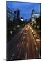 Street, Rush-Hour Traffic, Mobility, Dusk, Theodor-Heuss-Allee-Axel Schmies-Mounted Photographic Print