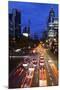 Street, Rush-Hour Traffic, Mobility, Dusk, Theodor-Heuss-Allee-Axel Schmies-Mounted Photographic Print