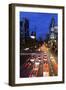 Street, Rush-Hour Traffic, Mobility, Dusk, Theodor-Heuss-Allee-Axel Schmies-Framed Photographic Print