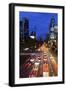 Street, Rush-Hour Traffic, Mobility, Dusk, Theodor-Heuss-Allee-Axel Schmies-Framed Photographic Print