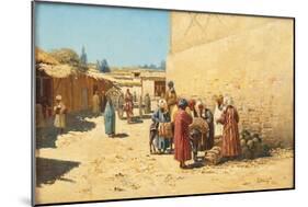 Street Sale in Central Asia, 1902-Richard Karl Sommer-Mounted Giclee Print