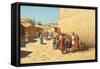 Street Sale in Central Asia, 1902-Richard Karl Sommer-Framed Stretched Canvas