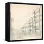 Street Scene, 1843-Samuel Bilston-Framed Stretched Canvas
