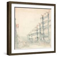 Street Scene, 1843-Samuel Bilston-Framed Giclee Print