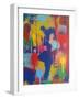 Street Scene 1-Abstract Graffiti-Framed Giclee Print