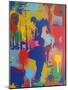 Street Scene 1-Abstract Graffiti-Mounted Giclee Print