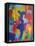 Street Scene 1-Abstract Graffiti-Framed Stretched Canvas