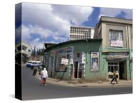 Street Scene, Addis Ababa, Ethiopia, Africa-Jane Sweeney-Stretched Canvas